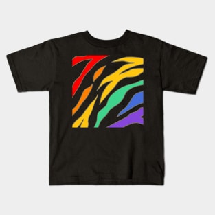 TIGER PRIDE RAINBOW Kids T-Shirt